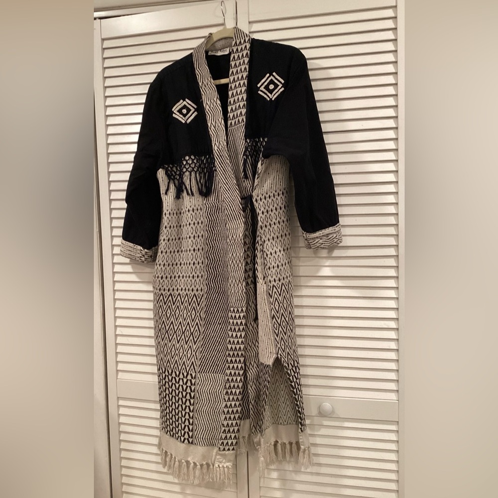VTG Turkish Robe 100% Cotton OS long sleeve.
